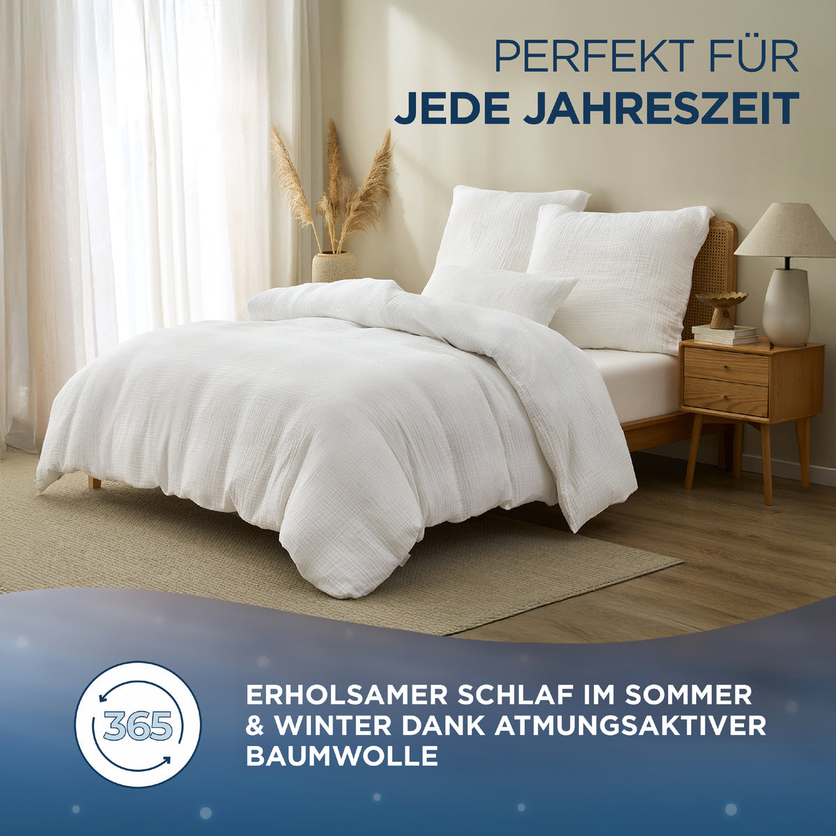 Musselin Bettwäsche Aurora