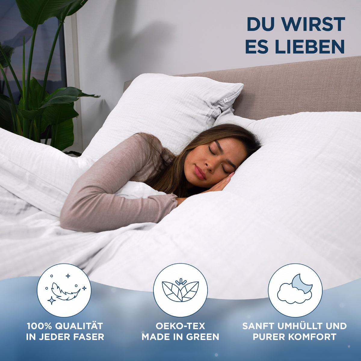 Musselin Bettwäsche Aurora